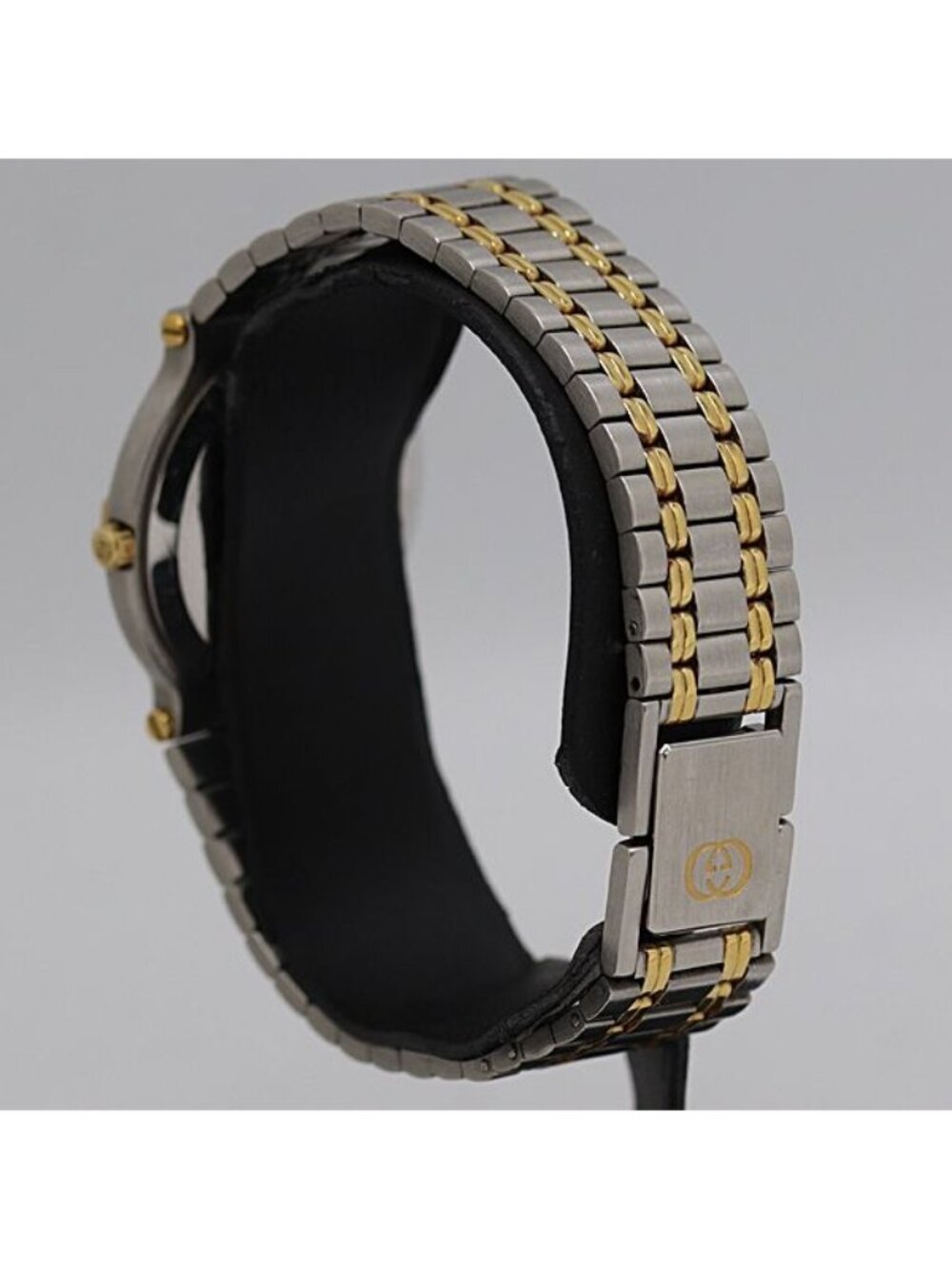 Gucci Quartz Gold Dial Date Watch Tam - Picture 3 of 4